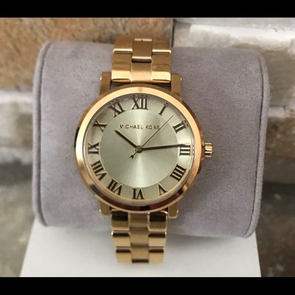Michael Kors Gold-tone Watch - Picture 1 of 5